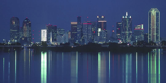 Dallas Skyline at Night